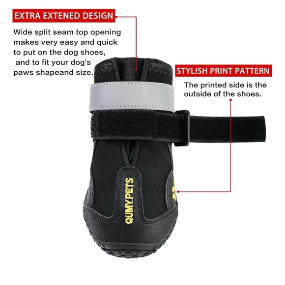 Blue All-Terrain Paw Protection Dog Boots - Size 3 - Picture 7 of 11